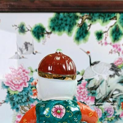 tượng sứ, tượng em bé tài vận, tượng trang trí nhà cửa